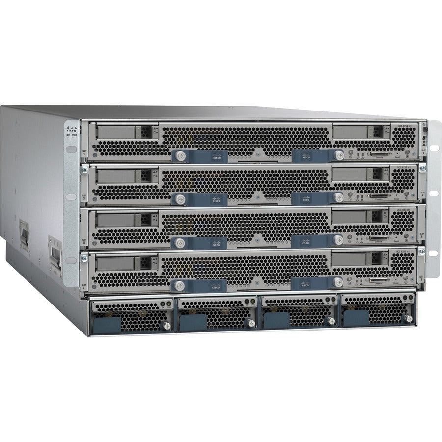Cisco UCS 5108 Blade Server Case - Refurbished - Rack-mountable - Gray - 6U - 4 x 2500 W