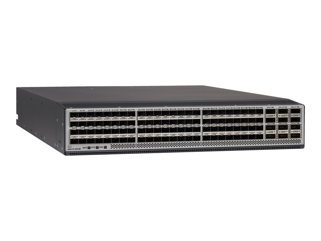 Cisco UCS 64108 Fabric Interconnect - Network management device - 108 ports - FCoE, 8Gb Fibre Channel, 40GbE, 100GbE,