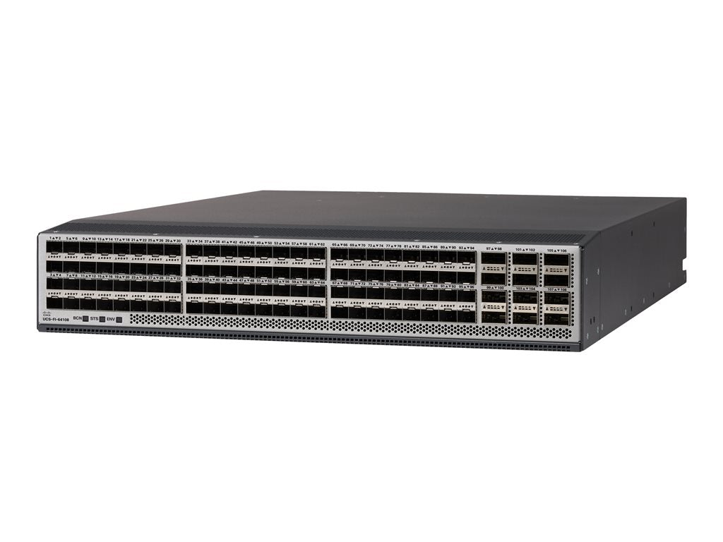 Cisco UCS 64108 Fabric Interconnect - Network management device - 108 ports - FCoE, 8Gb Fibre Channel, 40GbE, 100GbE,