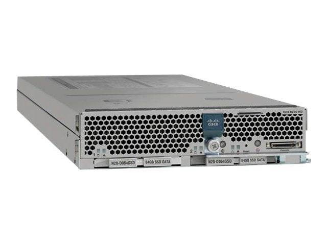 Cisco UCS B230 M2 Blade Server - Server - blade - 2-way - no CPU - RAM 0 GB - SAS - hot-swap 2.5 bay(s) - no HDD -