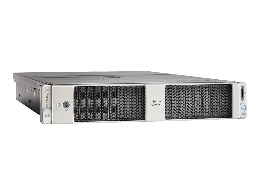 Cisco UCS C240 M5 SFF Rack Server - Server - rack-mountable - 2U - 2-way - no CPU up to - RAM 0 GB - SATA/SAS - hot-swap