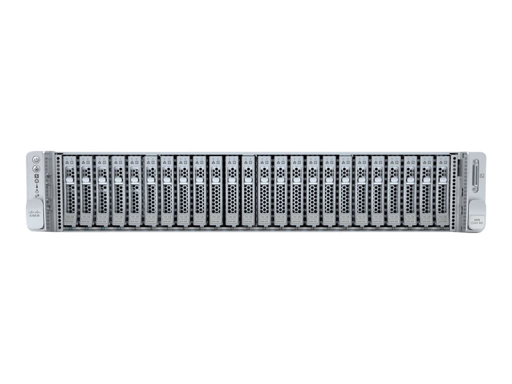 Cisco UCS C240 M6 SFF Rack Server - Server - rack-mountable 2U - 2-way - no CPU up to - RAM 0 GB - PCI Express - hot-swap 2.5 UCSC-C240-M6SN-CH