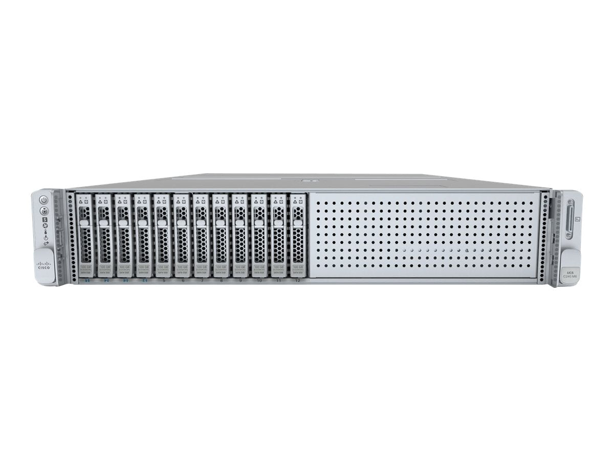 Cisco UCS C240 M6 SFF Rack Server - Server - rack-mountable 2U - 2-way - no CPU up to - RAM 0 GB - SATA/SAS/PCI Express - hot-swap UCSC-C240-M6S-CH