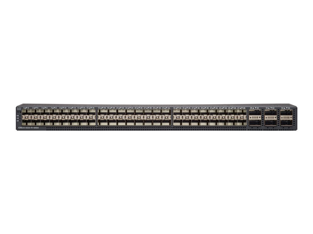 Cisco UCS SmartPlay Select 6454 (Tracer) - Switch - managed - 36 x 10/25 Gigabit SFP28 + 4 x 1/10/25 Gigabit SFP28 + 6 x