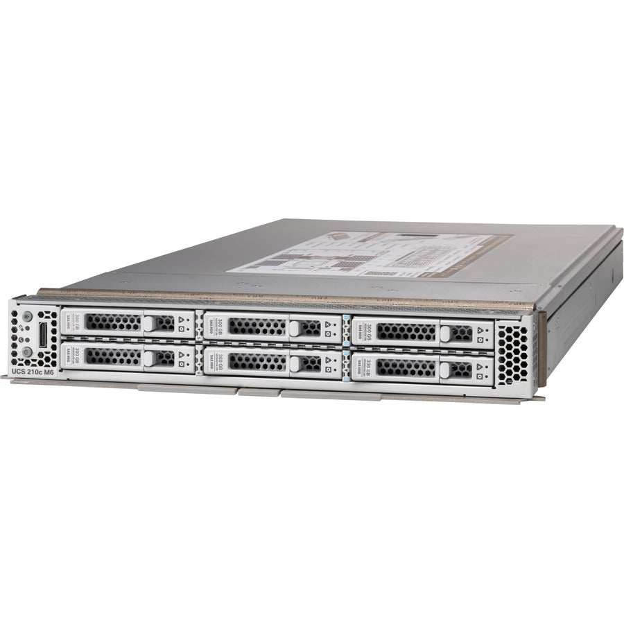 Cisco UCS X210c M6 Barebone System - 2 x Processor Support UCSX-210C-M6-U