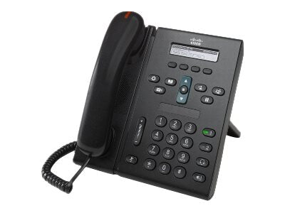 Cisco Unified IP Phone 6921 Slimline - VoIP phone - SCCP, SIP, SRTP - multiline - charcoal - refurbished