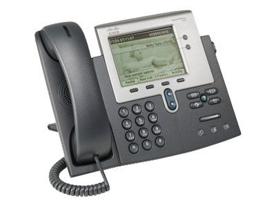 Cisco Unified IP Phone 7942G - VoIP phone - SCCP, SIP - silver, dark gray - refurbished