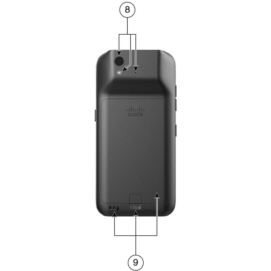 Cisco Webex 840S IP Phone - Cordless - Wi-Fi, Bluetooth CP-840S-K9=