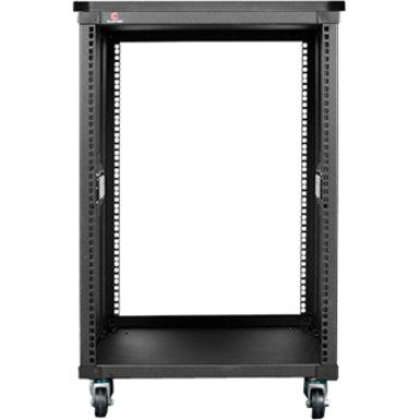 Claytek 15U 600mm Depth Simple Server Rack with Wood Top