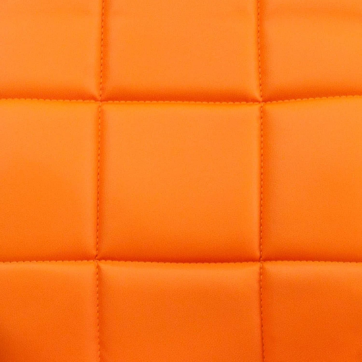 Clayton Orange Quilted Vinyl Office Swivel Task Chair