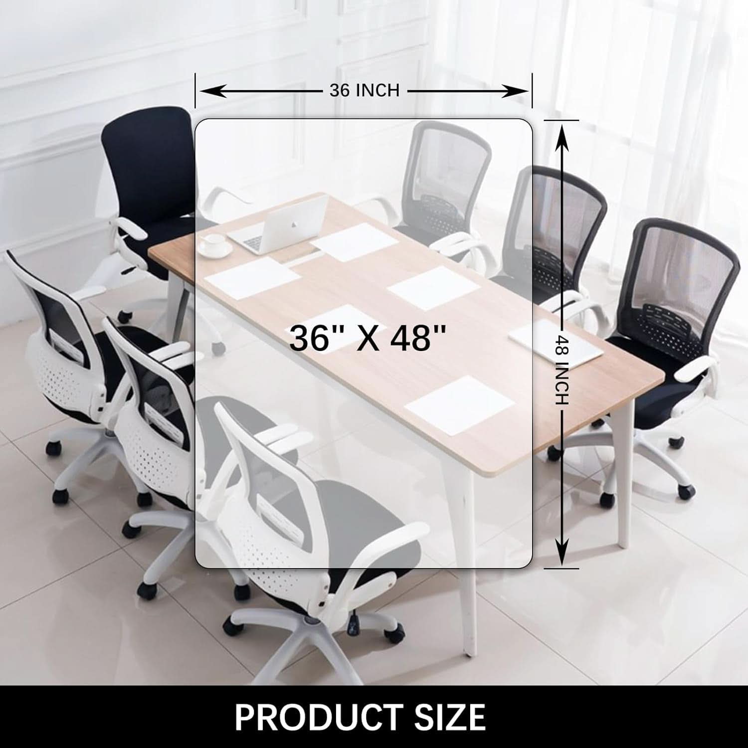 Clear Chair Mat 36 By 48 For Hard Floors Office Home