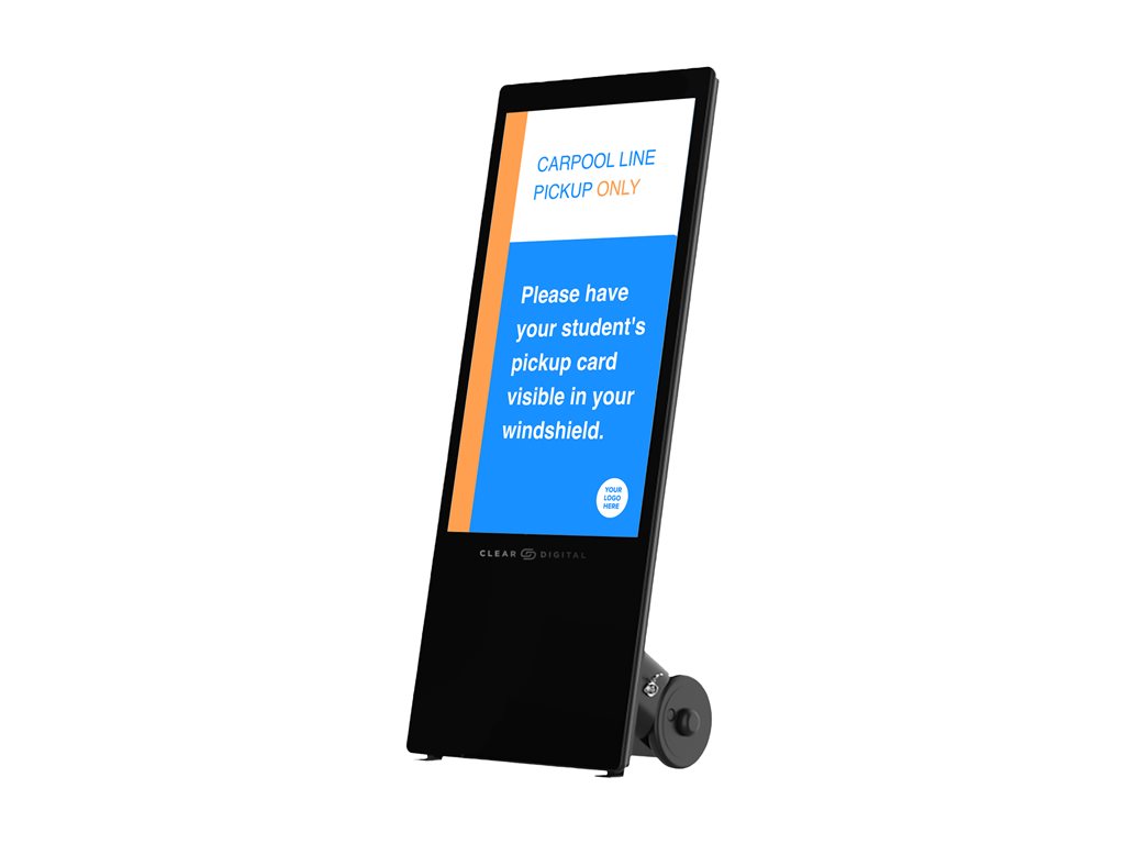 Clear Digital Evo Tall Pro - 43 Diagonal Class Evo Series LED-backlit LCD display - digital signage outdoor - Android - 1080p CDS-MBLDS-EVOT-H