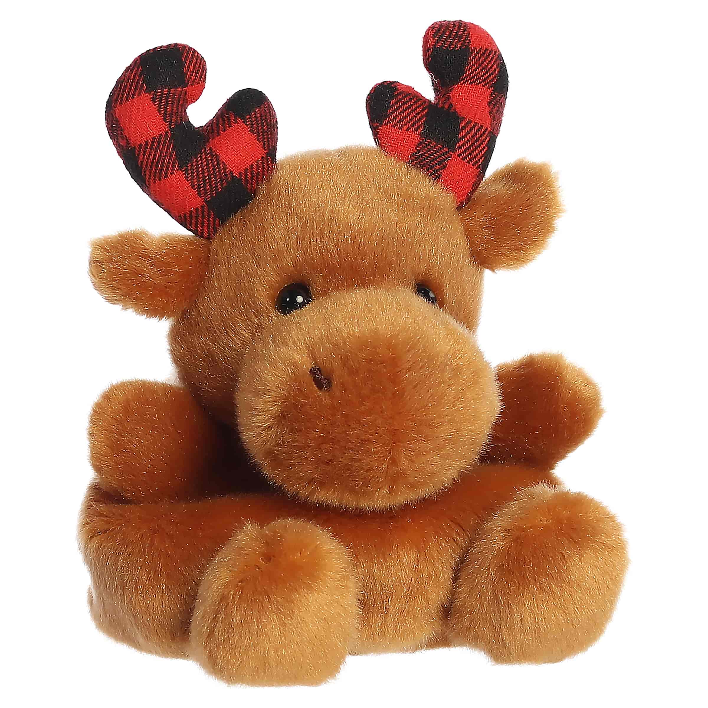 Clove Plaid Moose Palm Pal