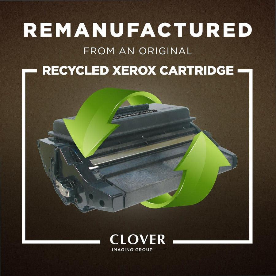 Clover Technologies High Yield Laser Toner Cartridge - Alternative for Xerox 106R02227 - Yellow - 1 Pack 200822P