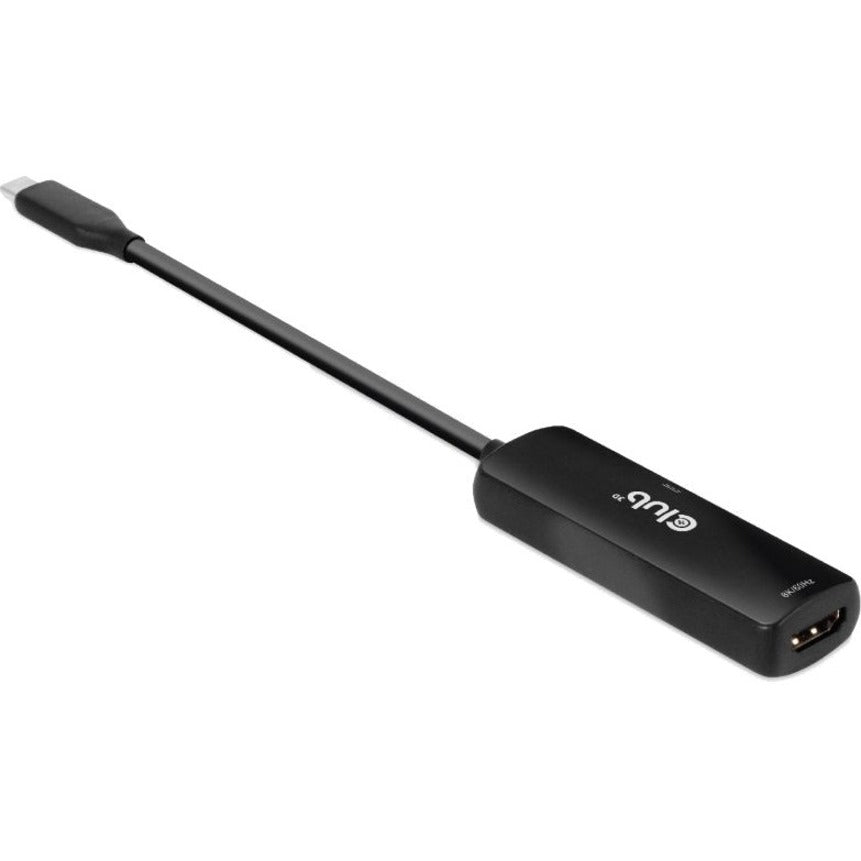 Club 3D A/V Adapter - 1 x HDMI Digital Audio/Video - Female 1 x USB Type-C - Female - 1 x