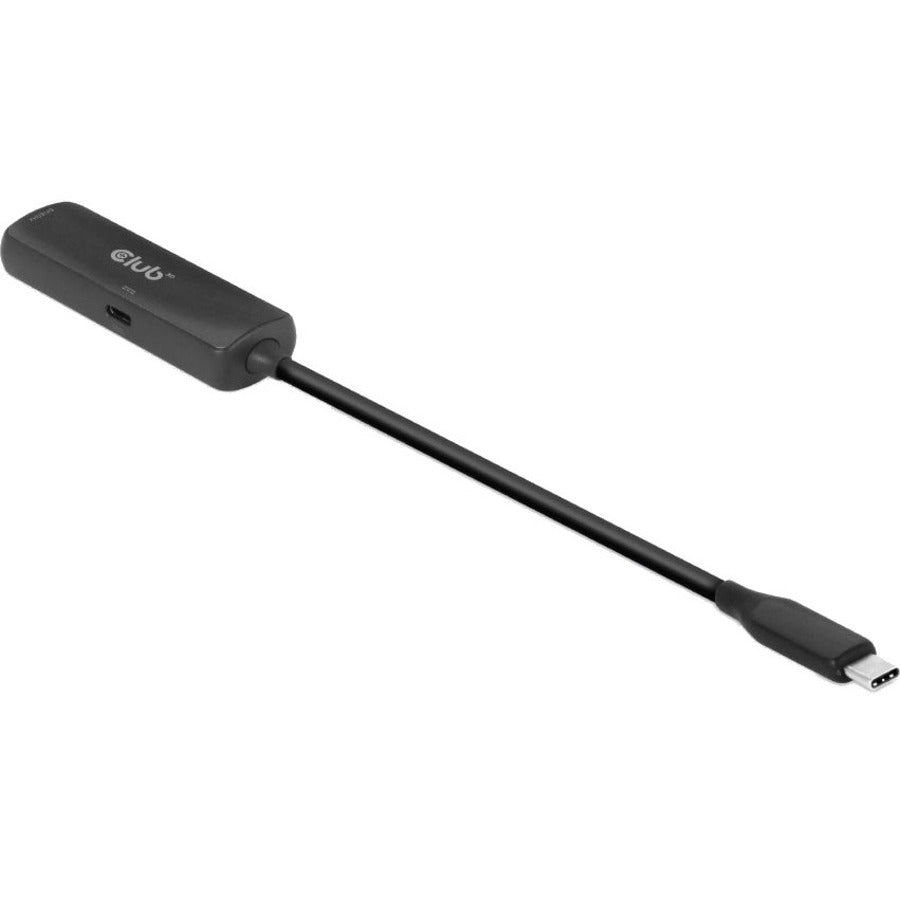 Club 3D A/V Adapter - 1 x HDMI Digital Audio/Video - Female 1 x USB Type-C - Female - 1 x