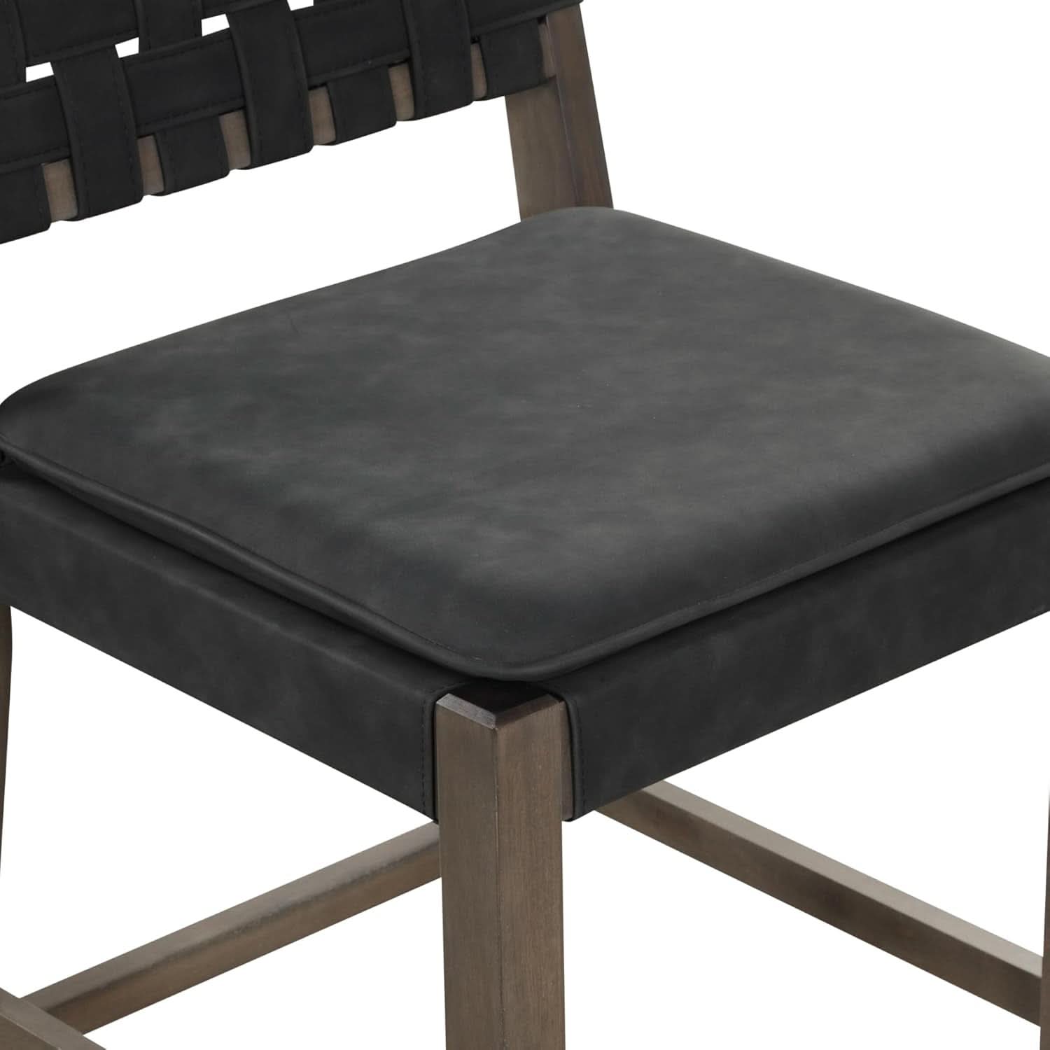 Cohen Mid Century Leather Bar Stool Counter Height