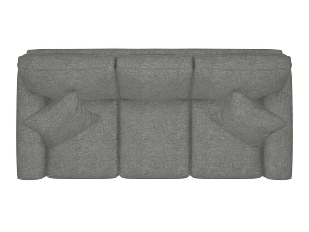 Colby Duo Power Reclining Sofa With Dual Controllers And Wood Legs