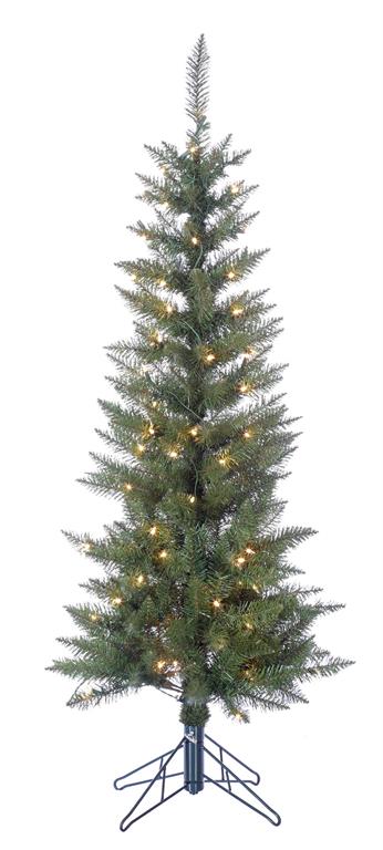 Column Tree - 6 Foot - 200 Clear Lights
