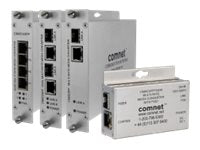 ComNet ComFit CNMC4SFP - Fiber media converter - 1GbE - 10Base-T, 1000Base-FX, 100Base-FX, 100Base-TX, 1000Base-T - 4 x