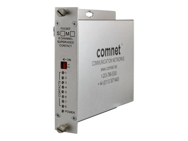 ComNet FDC80TM1 - Contact closure extender - fiber optic / ST multi-mode - up to 9.9 miles - 1U