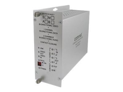 ComNet FVTR1D1A2C1S1B - Video/audio/serial/contact closure extender - up to 29.8 miles - 1310 nm / 1550 nm