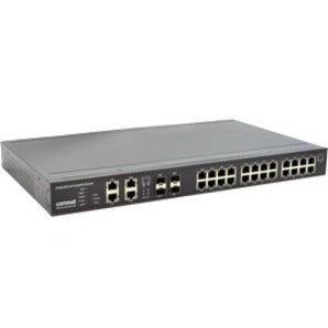 ComNet Layer 2 Industrially Hardened Managed Ethernet Switch GE28FX4TX24MSPOE2/48