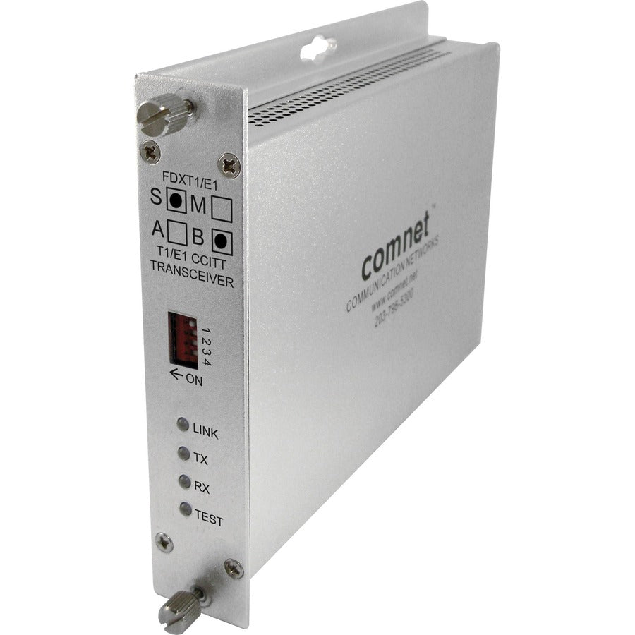 ComNet T1/E1 Point-to-Point Transceiver FDXT1/E1M1(B)