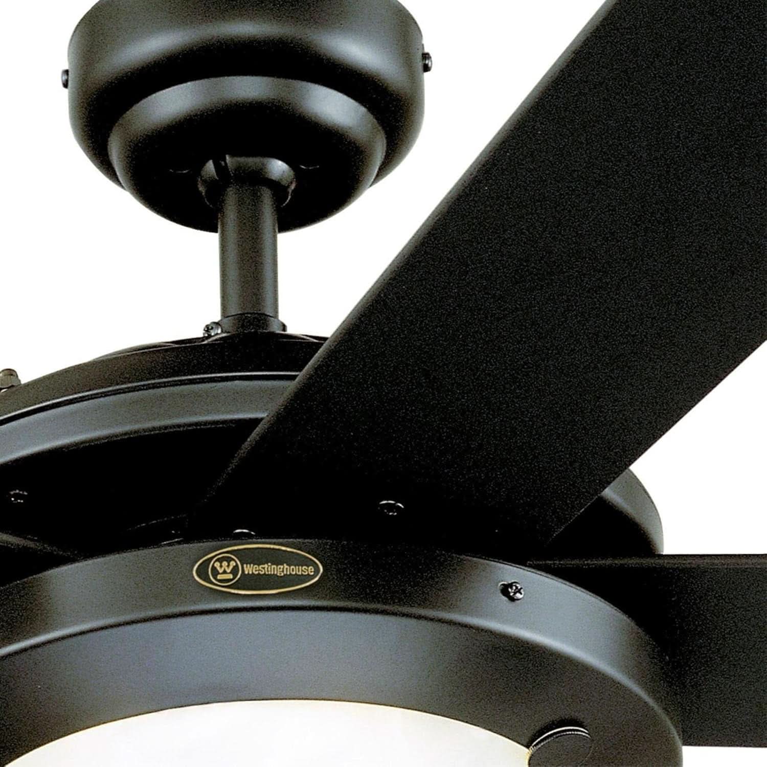 Comet 52 Inch Matte Black Ceiling Fan With LED Light Kit
