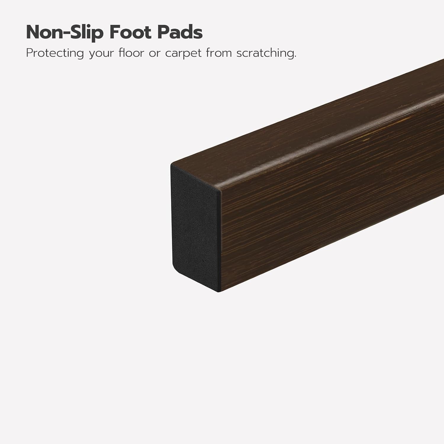 Comfortable Bamboo Bar Stools Set for Kitchen Dining