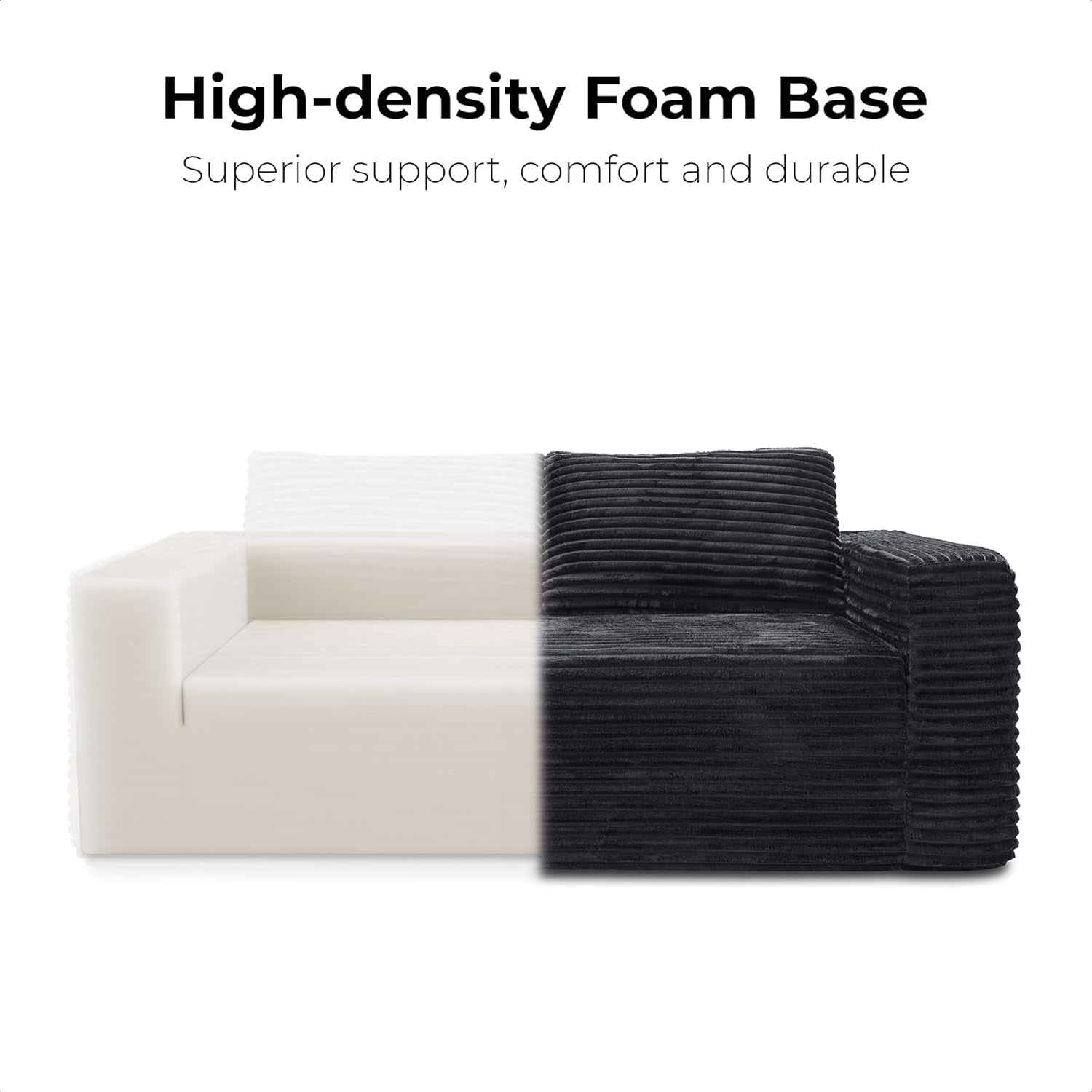 Comfy 71 Inch Loveseat Sofa for Small Spaces