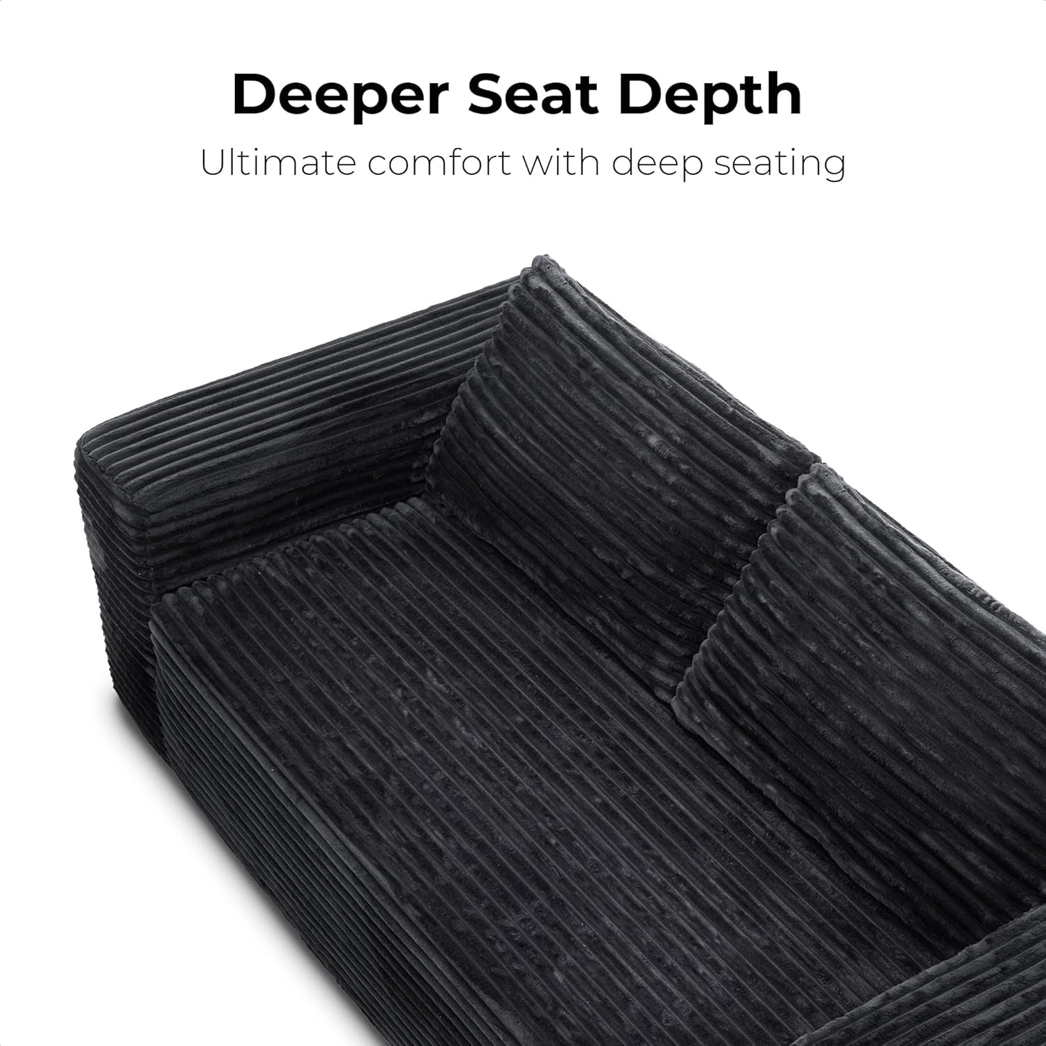 Comfy 71 Inch Loveseat Sofa for Small Spaces
