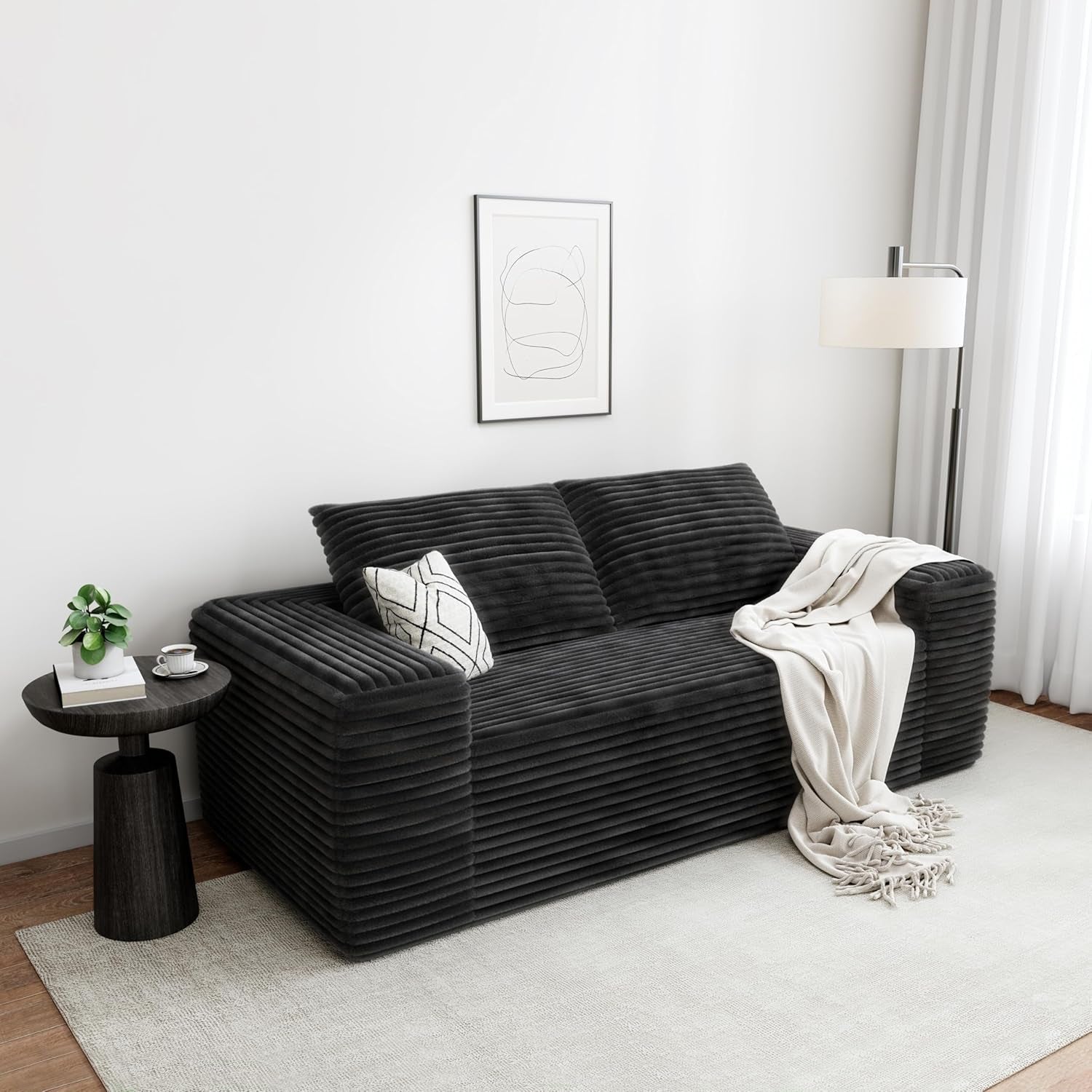 Comfy 71 Inch Loveseat Sofa for Small Spaces