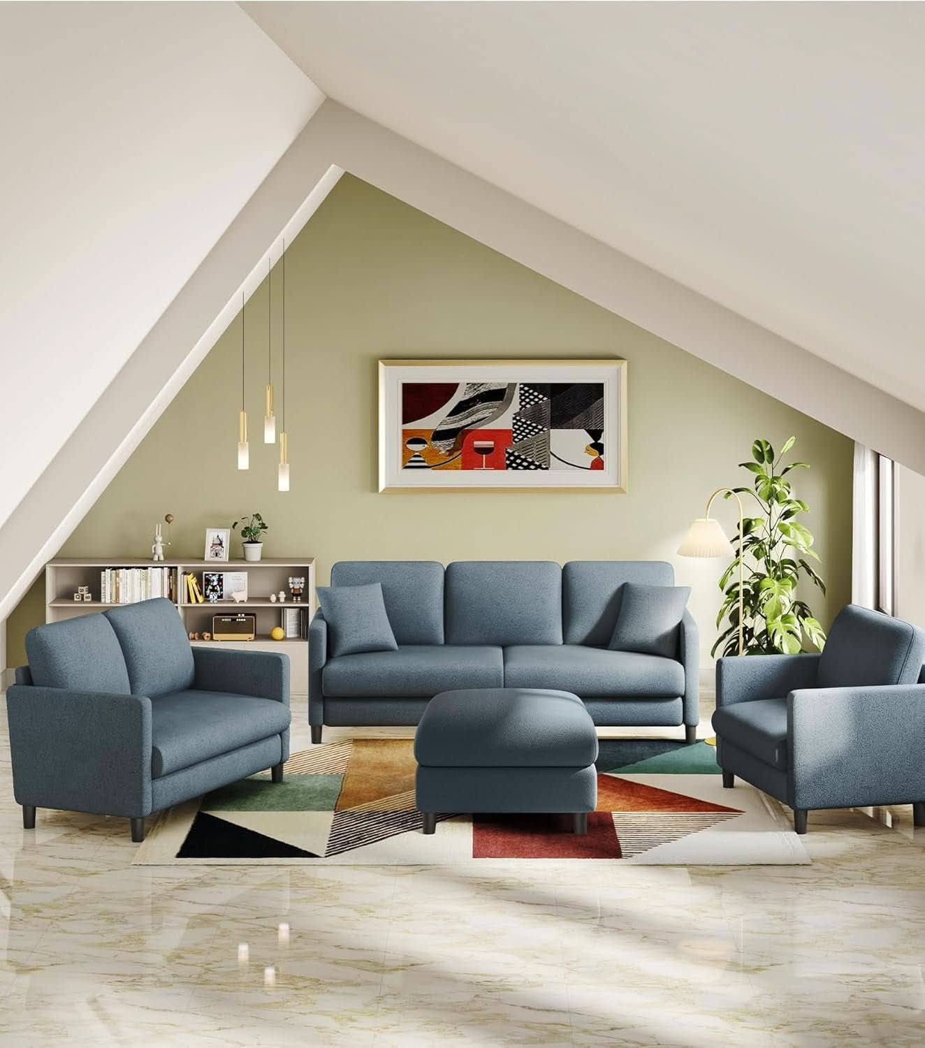 Comfy Teddy Loveseat Sofa Perfect For Small Spaces