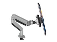 Compulocks Cling Reach Mounting Arm for Tablet, iPad - Black, Silver - Landscape/Portrait 660REACHUCLGVWMB