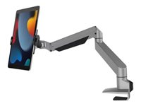 Compulocks Cling Reach Mounting Arm for Tablet, iPad - Black, Silver - Landscape/Portrait 660REACHUCLGVWMB