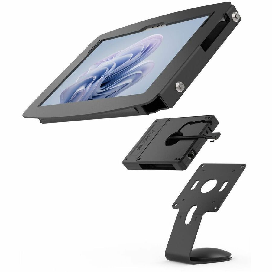 Compulocks Mounting Enclosure for Tablet, Hub - Black 111B580SPSBH01