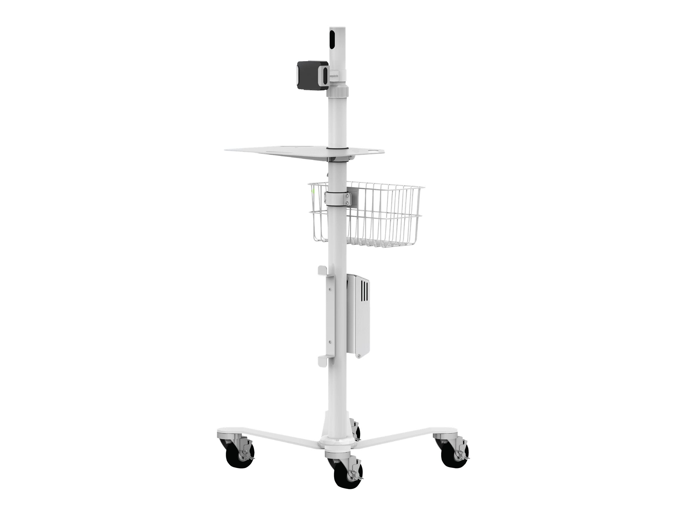 Compulocks Universal Invisible Mount Medical Rolling Cart - Cart - for tablet - universal invisible mount - medical -