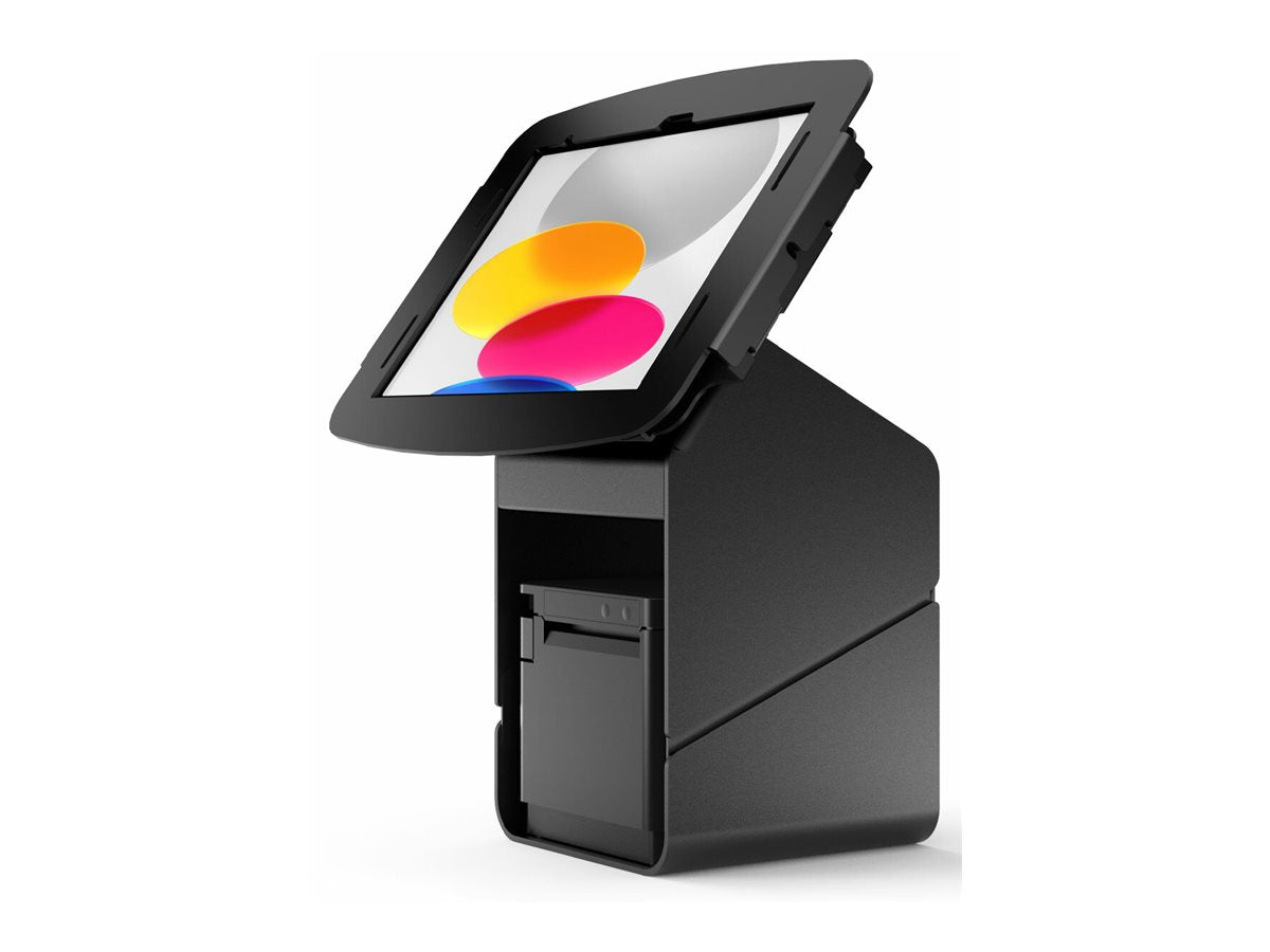 Compulocks iPad 10.9 10th Gen Space Enclosure Tablet Printer Kiosk - Stand - kiosk style - for printer / tablet - black