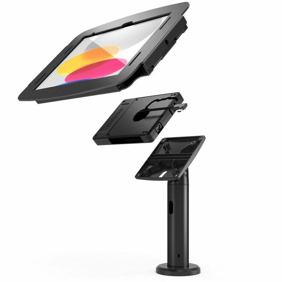 Compulocks iPad 10.9" 10th Space Enclosure Tilting Stand 8" Plus Hub TCDP01209IPDSBH01