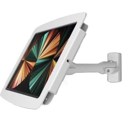 Compulocks iPad Pro 12.9" (3-6th Gen) Space Enclosure Swing Wall Mount White 827W299PSENW