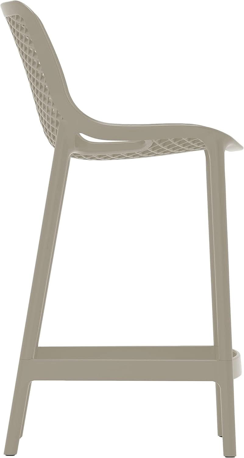 Contemporary Weather Resistant Outdoor Patio Stool Set