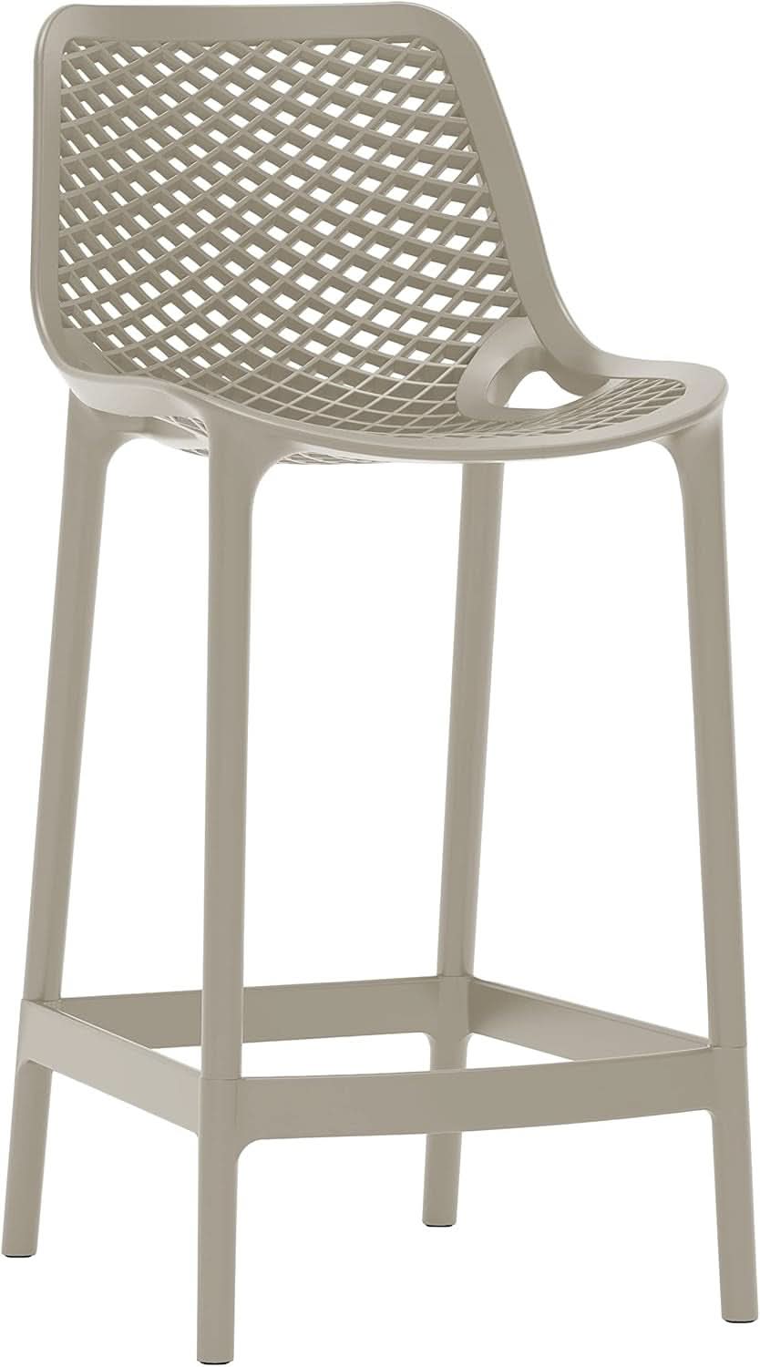 Contemporary Weather Resistant Outdoor Patio Stool Set