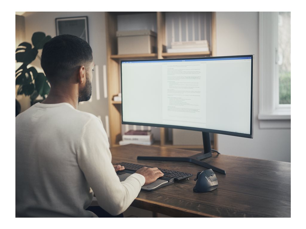 Contour SliderMouse Pro - Centred mouse - ergonomic - regular - 6 buttons - wireless - Bluetooth, USB