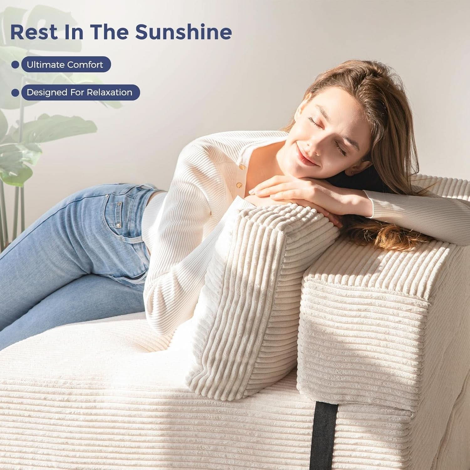 Convertible Folding Sofa Bed with High-Density Foam