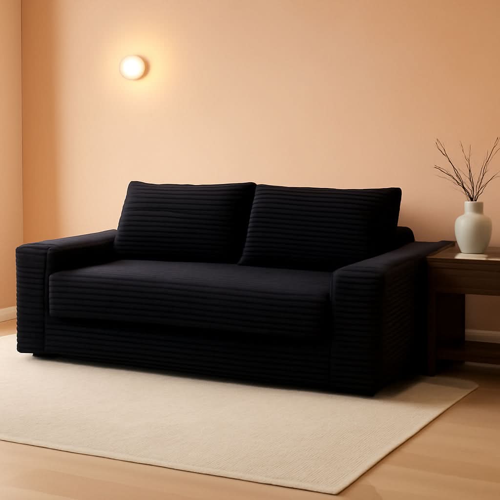 Convertible Loveseat Sofa Bed with Memory Foam Comfort