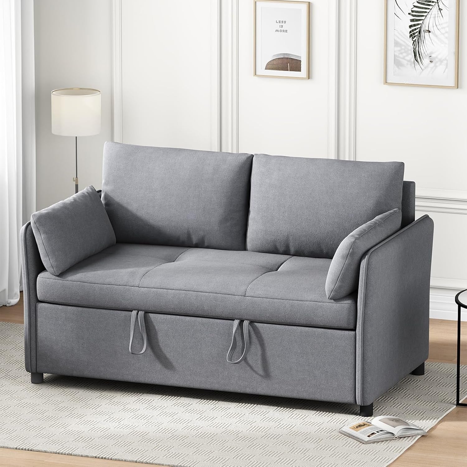Convertible Sleeper Sofa Bed With Adjustable Backrest