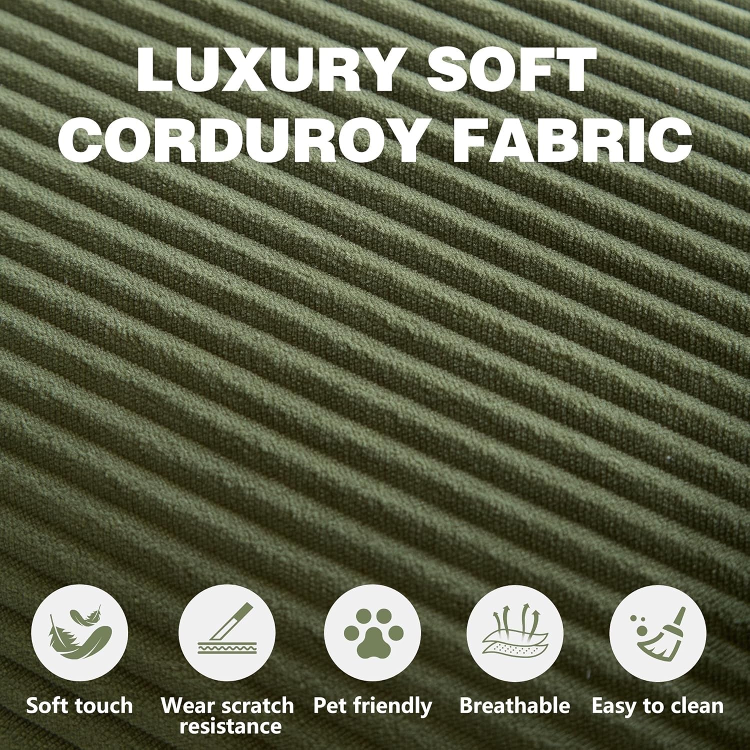 Convertible Sofa Bed with Armrests for Small Spaces