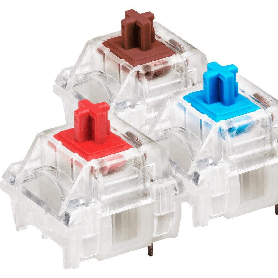 Cooler Master Ck-530-Gktl1-Us Usb Wired Gaming Keyboard W/ Blue Switch (Gunmetal Black)