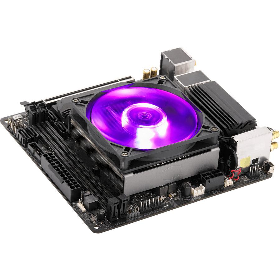 Cooler Master Masterair G200P Rgb Low-Profile Cpu Air Cooler W/ 39.4 Mm Ultra-Low-Profile